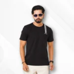 Esmore Premium Half Sleave T-shirt Black