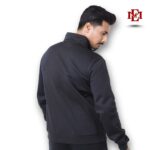Esmore Premium High Neck Jacket- Black - Image 2