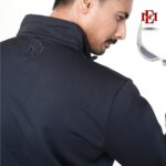 Esmore Premium High Neck Jacket- Black - Image 3