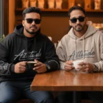 Esmore Oversized Short length Premium Hoodie | Beige - Image 3